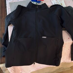 Figs Women's Black Full-Zip Jacket